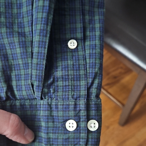 Polo Ralph Lauren Men's Navy Checkered Casual Shirt - Picture 5 of 11